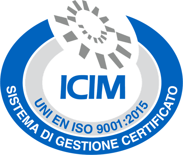 Marchio ICIM — Sistema di gestione certificato UNI EN ISO 9001:2015